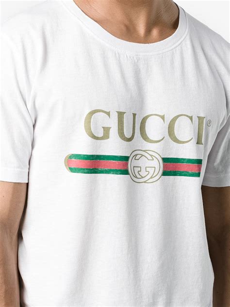 fake xl gucci t's|gucci t shirt insignia.